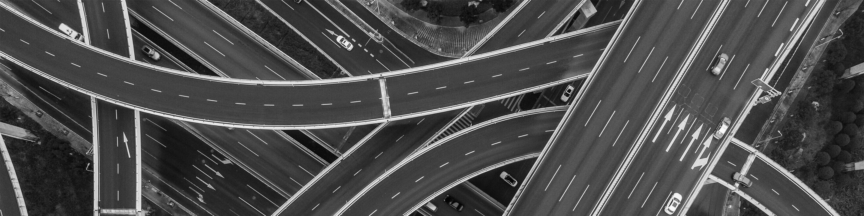 Aerial view of infrastructure