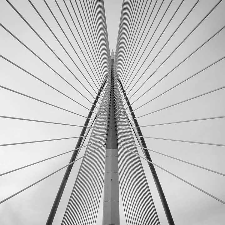 Bridge seen from below